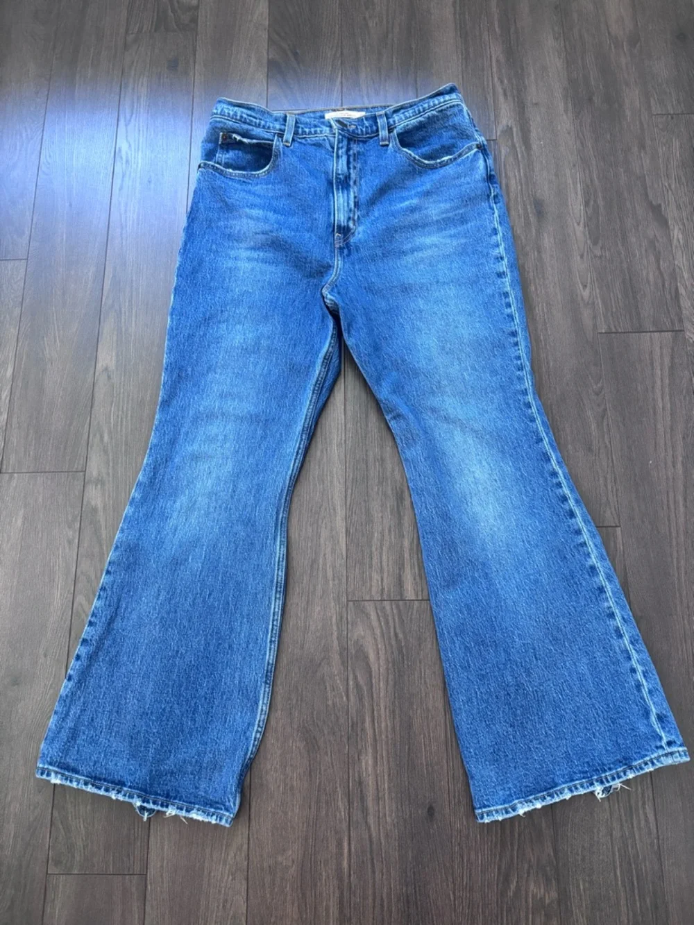 LEVI’S 70s High Waited Flare Jeans Denim Size 31 - Picture 4 of 16